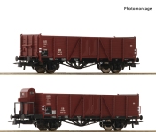Roco 76289 - H0 - 2-tlg. Set offener Güterwagen Villach, DB, Ep. III